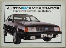 AUSTIN Ambassador Car Sales Brochure 1982 Ref 3533