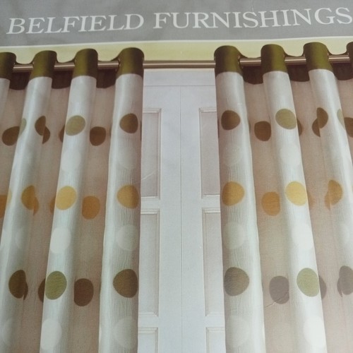 Spot citrus eyelet curtains - spot,