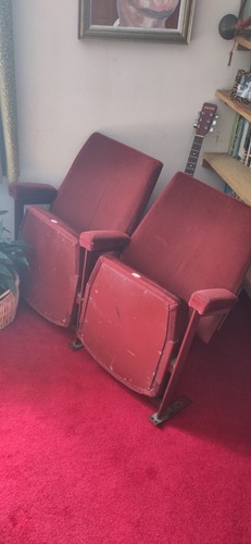 Cinema chairs 1950s - cinema, 1950s,
