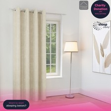 Cream 66x84 eyelet chenille - cream,