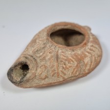 Antique Terracotta Oil Lamp