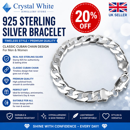 925 sterling silver - silver, bracelet