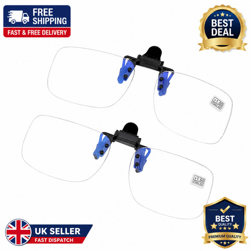 Clip flip magnifying - on, up