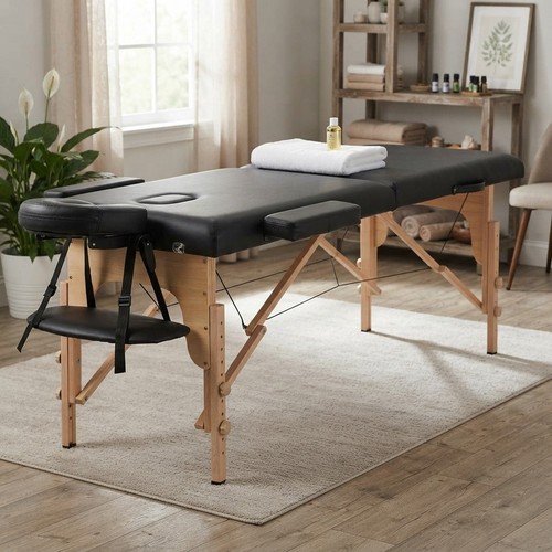 Foldable massage bed compact - bed,