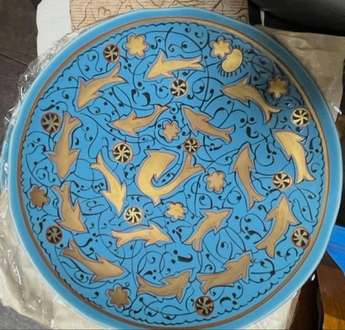 Kohei kiln blue glaze - glaze, goldfish