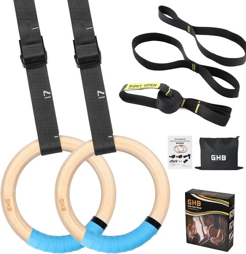 Gymnastic rings wooden gym - gymnastic,