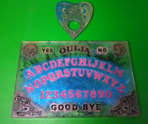 Handmade resin ouija board - handmade,