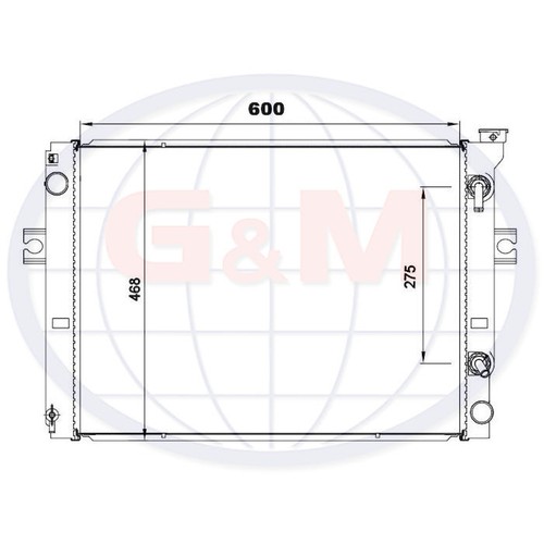 Radiator for toyota forklift - radiator,