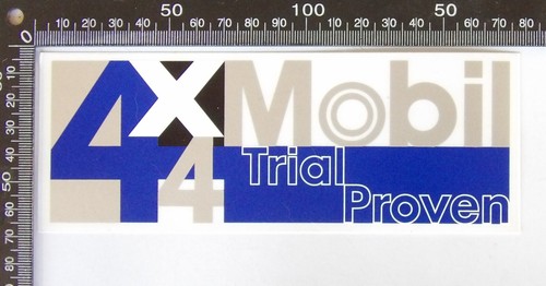 Vintage mobil oil 4x4 - oil,