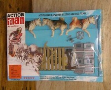 Vintage Action Man 40th Carded/Boxed Explorer Sledge And Dog Team