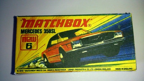 Matchbox no6 mercedes 350 - no6,