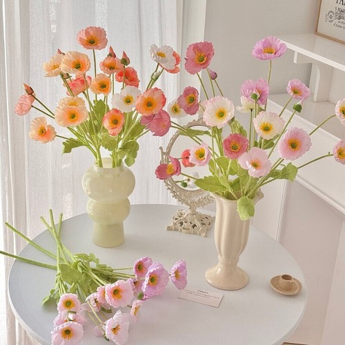 Heads artificial poppy - 4,
