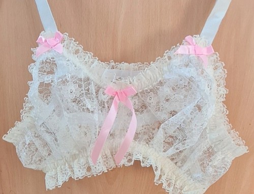 Adult baby sissy ivory pull - ivory,