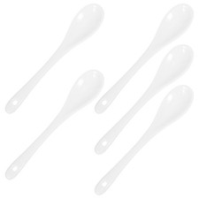 5 Pcs Small Ceramic Spoons For