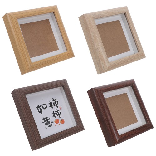 4pcs mini shadow - box, frame