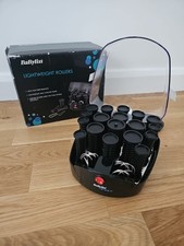 BABYLISS Lightweight Heated Rollers Set 18 Concave Hot Rollers  With Pins