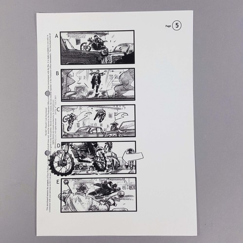 James bond skyfall storyboard - james,