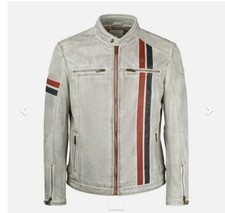 Men's Vintage Limited Edition Steve Mcqueen Inspired Leather Jacket Hollywood