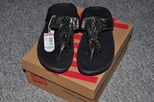 Fitflop Cha Cha Sandals Nimbus Silver Size 3 UK 36 EU