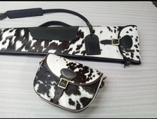 Hair leather shot gun - on,
