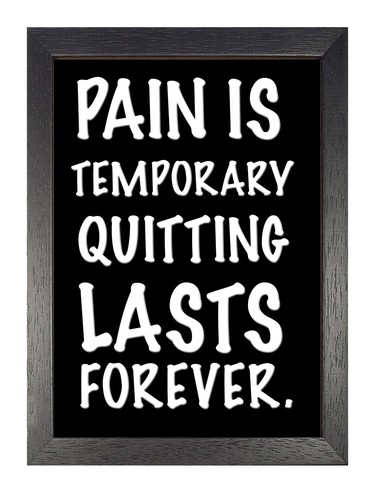Motivational 139 pain poster - motivational,