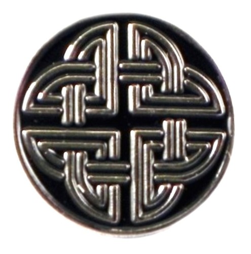 Celtic knot metal enamel pin - celtic,