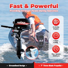 6HP 2 Stroke Fishing Boat