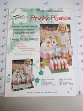 trade magazine ad 1965 TANGEE cosmetic makeup lipstick nail polish store display