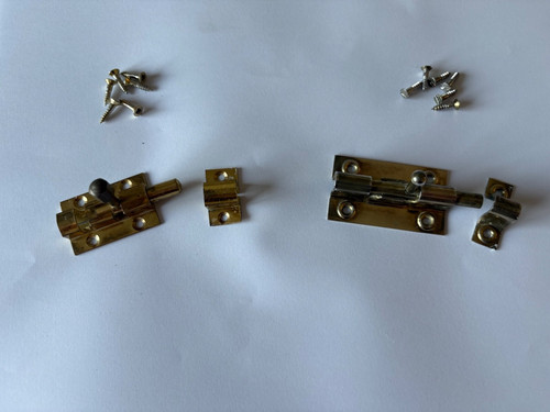 Slide bolts for bathrooms - 2,