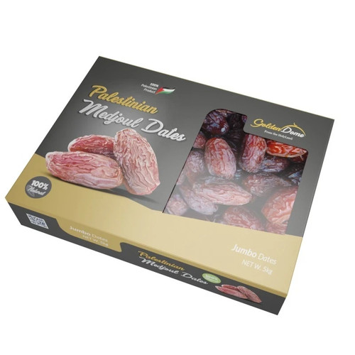Golden dome medjoul dates - golden,