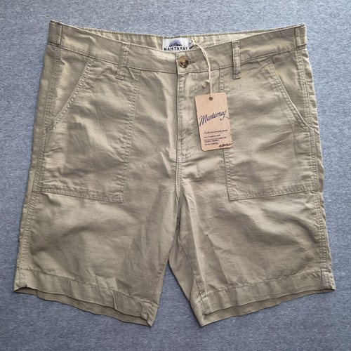 Mantaray shorts mens w40 - w40, beige