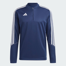 Adidas TIRO 23 Club Training Top Mens Navy Blue 1/4-Zip - Size Medium - RRP £38