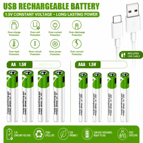 Aaa battery rechargeable - battery,