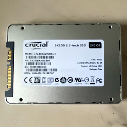 Crucial bx200 240gb 5in sata - crucial,