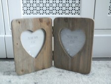 Driftwood double Photo frame