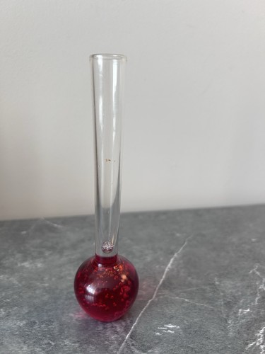 Vintage hand blown bud - vintage,