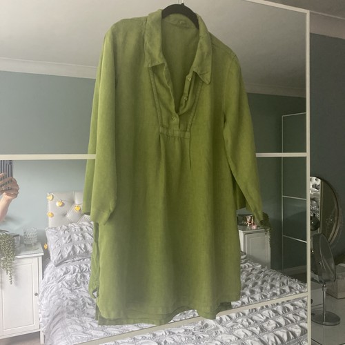 Seasalt tide clock tunic green - tide,