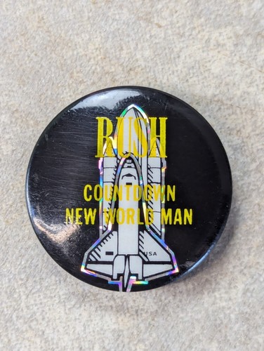Vintage rush pin badge - rush,