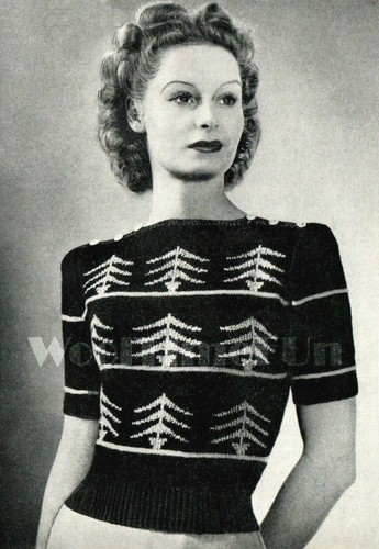 Knitting pattern vintage - knitting,