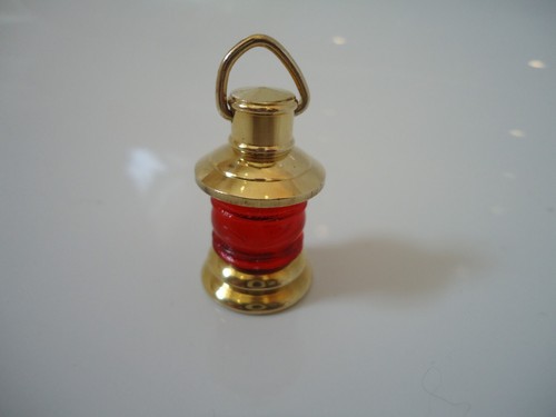 Miniature ships port red lamp - port,
