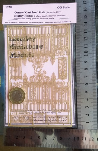 Ornate cast iron gates stately - cast,