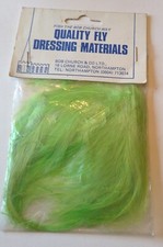 Fly Tying Bob Church Cock Hackles Fluo Green
