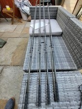 4x Daiwa Amorphous Rods 12ft 2.75tc Old School Carp Rods. Built by Fosters B'ham