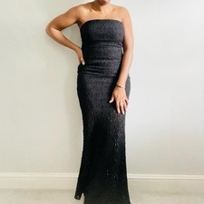 Zara Black Lace Maxi Dress