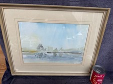 Large Framed Watercolour