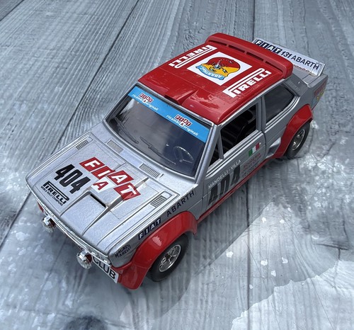 Bburago fiat abarth 131 - abarth, rally