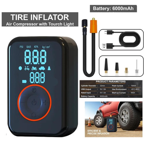 Car tyre inflator cordless - car,