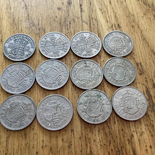 Job lot half crown coins - job,