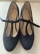 Navy Dark Blue Heavenlysoles Heavenly Soles Shoes Heels Size 5 D