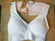 Ladies white comfort bra with - white,